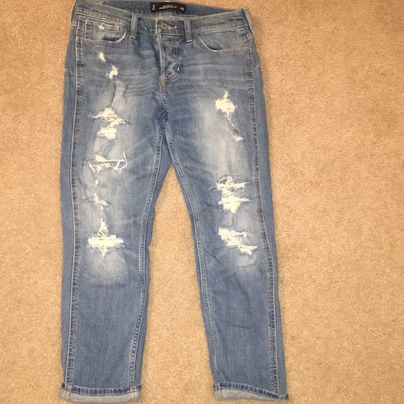 Hollister Denim - Hollister Vintage Ripped Boyfriend Jeans